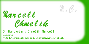 marcell chmelik business card